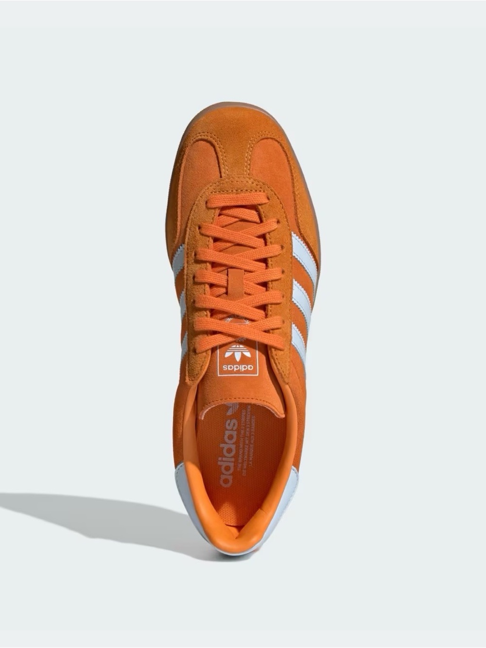 NWT Adidas Gazelle Indoor IH9640 Unity Orange Crystal Sky Gum Sneakers 6.5 - Picture 6 of 12